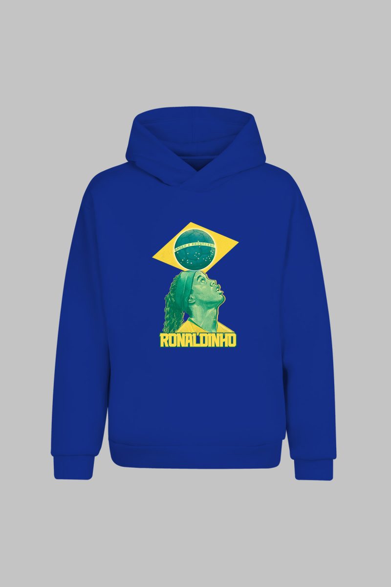 Ronaldinho Kapşonlu Sweatshirt