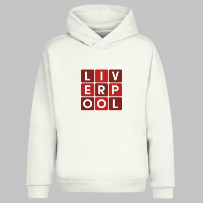 HD-236-Ekru Liverpool Kapşonlu Sweatshirt