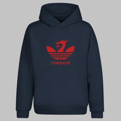 HD-237-Lacivert Liverpool Kapşonlu Sweatshirt