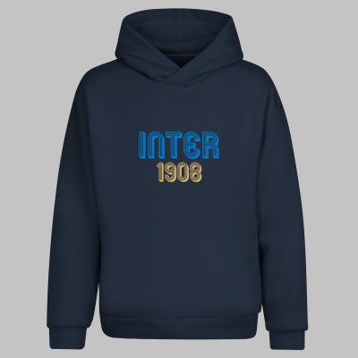 HD-240-Lacivert Inter Milan 1908 Kapşonlu Sweatshirt