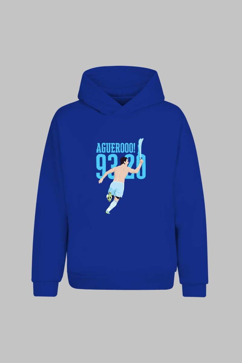 Aguero Manchester City Kapşonlu Sweatshirt