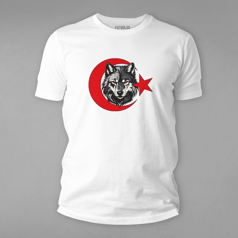 FTBL-243-Beyaz Türkiye Özel Tişörtü